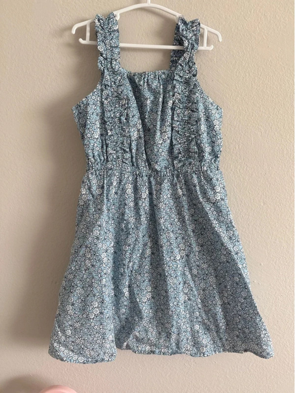 Crew cuts blue Floral dress
